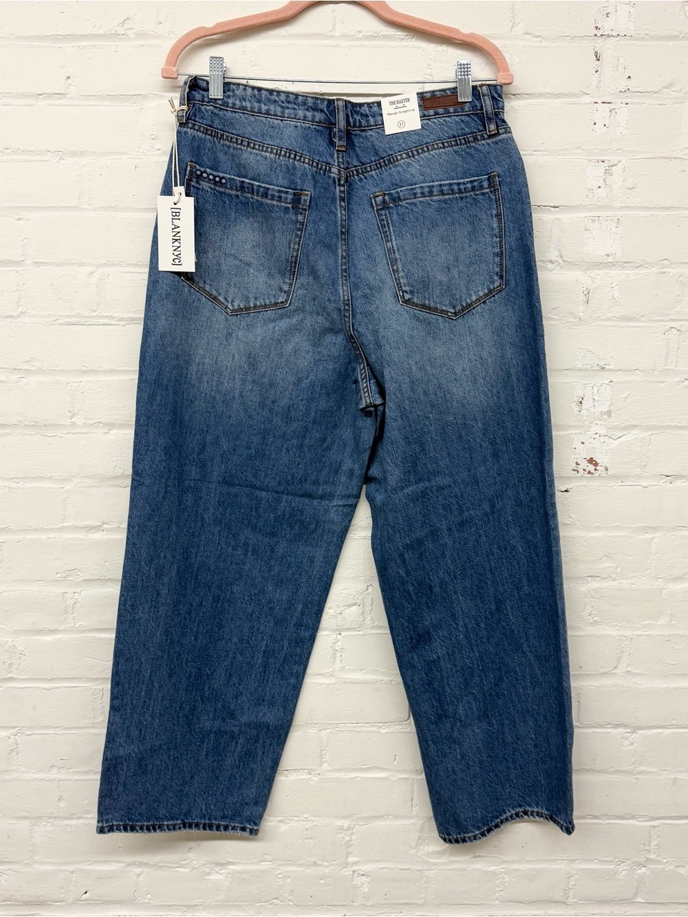 NWT BLANKNYC The Baxter Ribcage High Rise Straight Leg Jean Size 31 - Picture 9 of 9